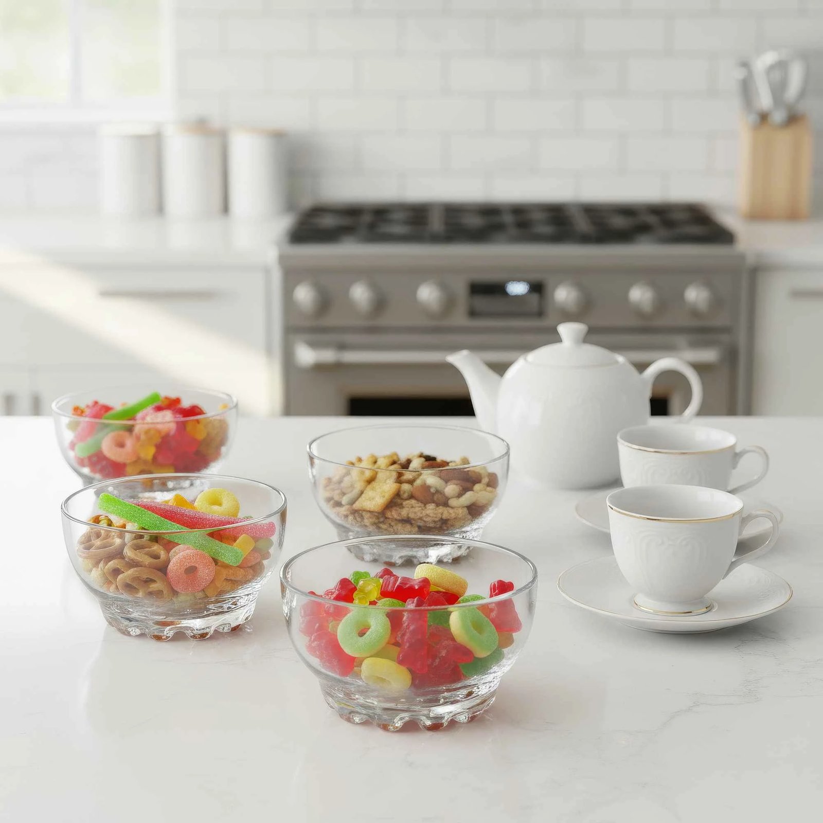 Set i enë qelqi (6 copë), Hermia Concept, PB-53523