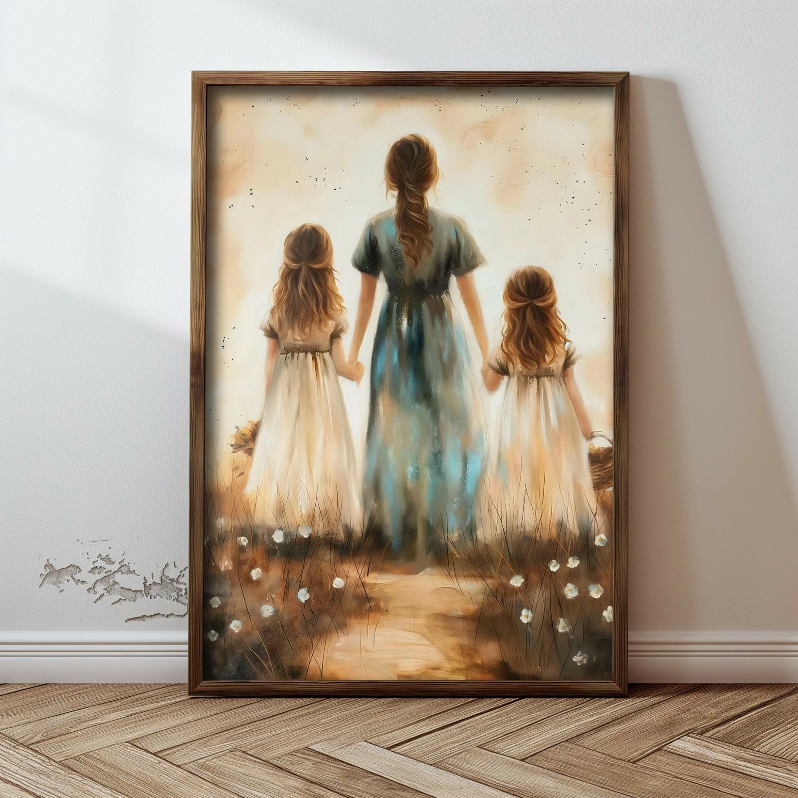 Pikturë dekorative me kornizë MDF, shumëngjyrëshe, GE223-L