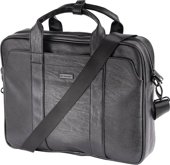Çantë laptopi Tracer LT1, 16 inç, lëkurë ekologjike, e zezë Çantë laptopi Tracer LT1, 16 inç, lëkurë ekologjike, e zezë