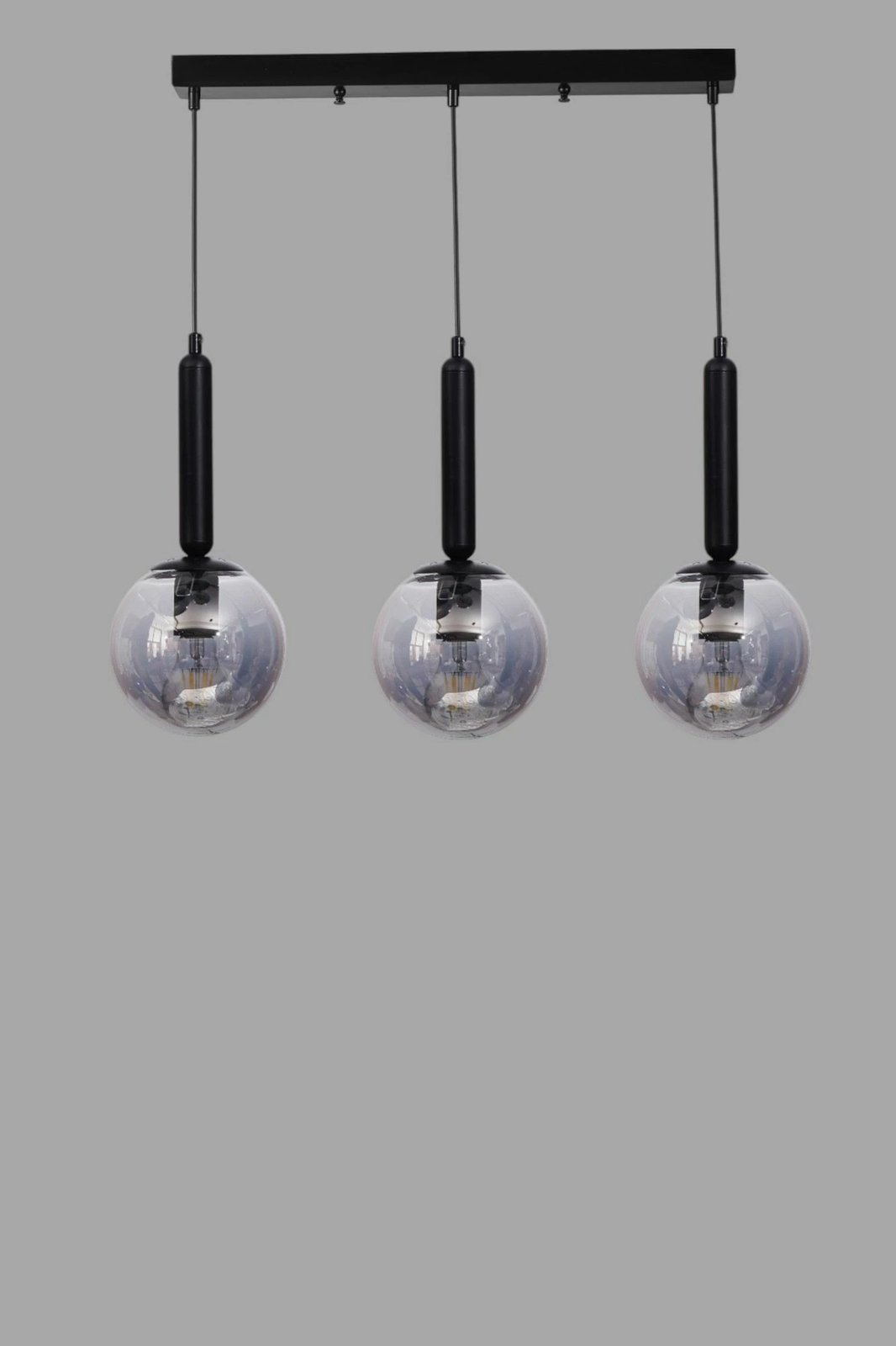 Llambadar Opviq, 9059-5, metal dhe xham, gri/zi