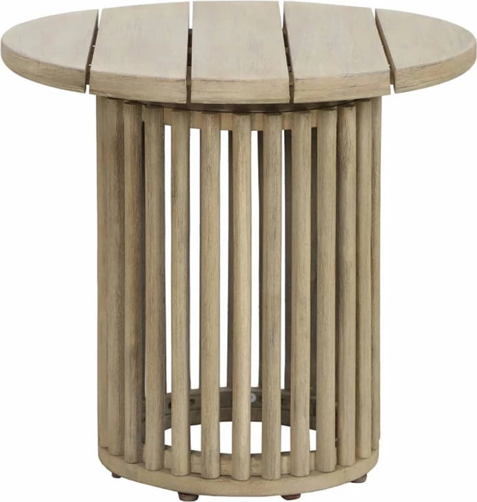 Tavolinë anësore Sumatra, ngjyrë natyrale, 55x55x51 cm