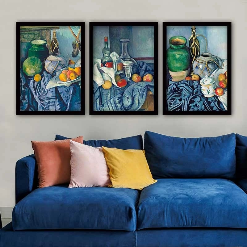 Pikturë dekorative me kornizë (3 copë), Wallity, 3SC_UN2035667_3545