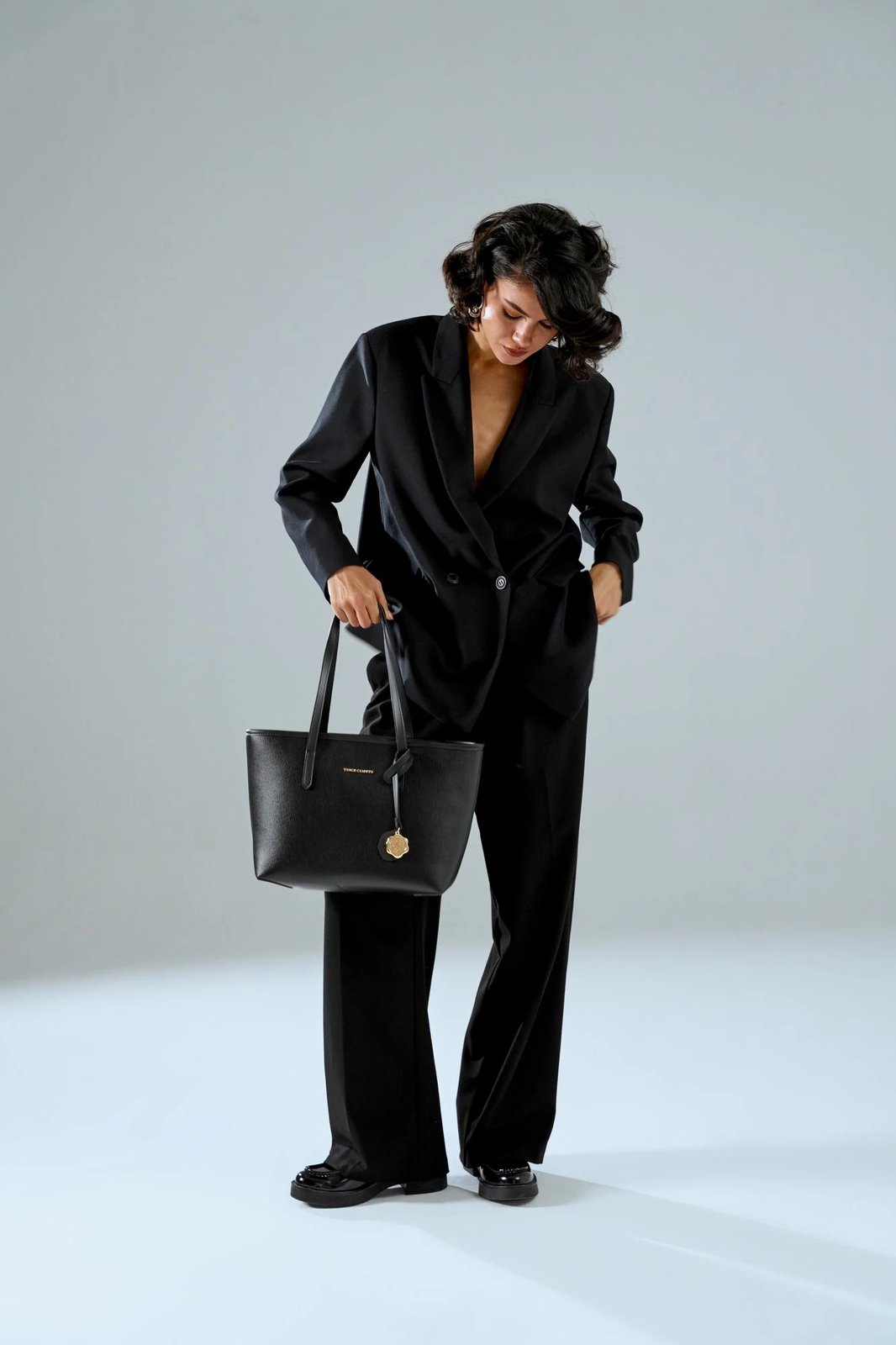 Çantë tote Vince Camuto, Taormina, e zezë