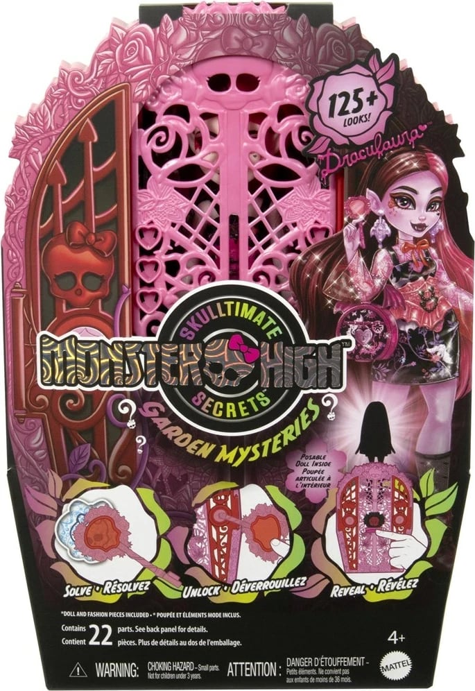 Lodër Monster High Skulltimate Secrets Draculaura, MATTEL, Multikolor