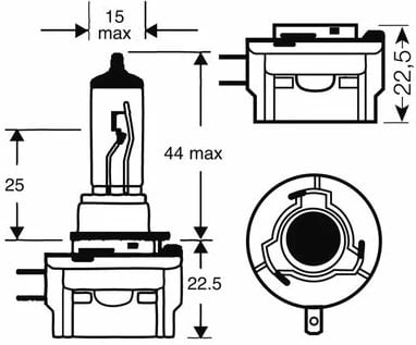 Lampa Ring 12v 35w H8b