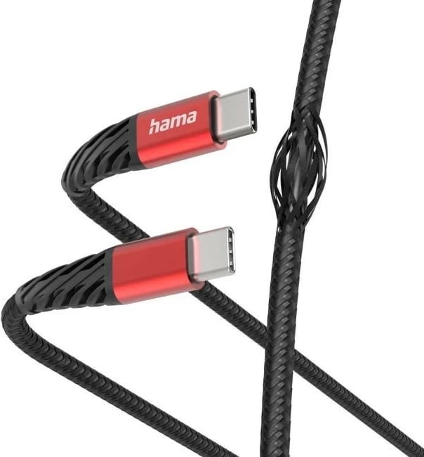 Kabllo Hama Extreme USB-C - USB-C, 1.5m, e zezë Kabllo Hama Extreme USB-C - USB-C, 1.5m, e zezë