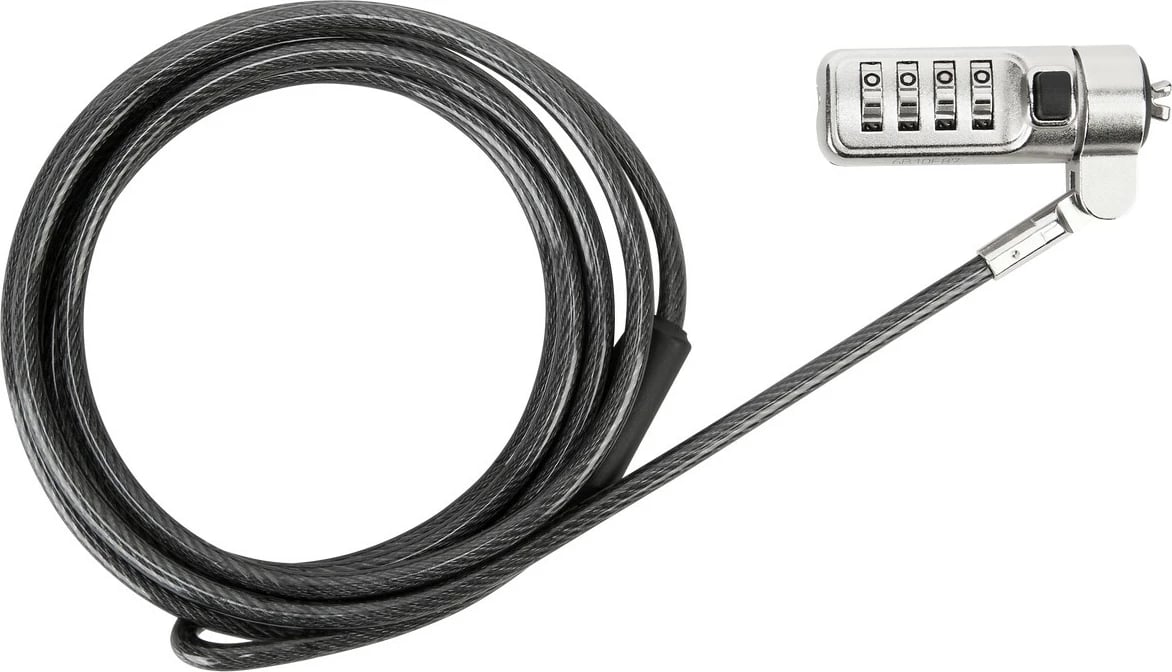 Bravë kombinimi për laptop Targus DEFCON S, çelik, e zezë