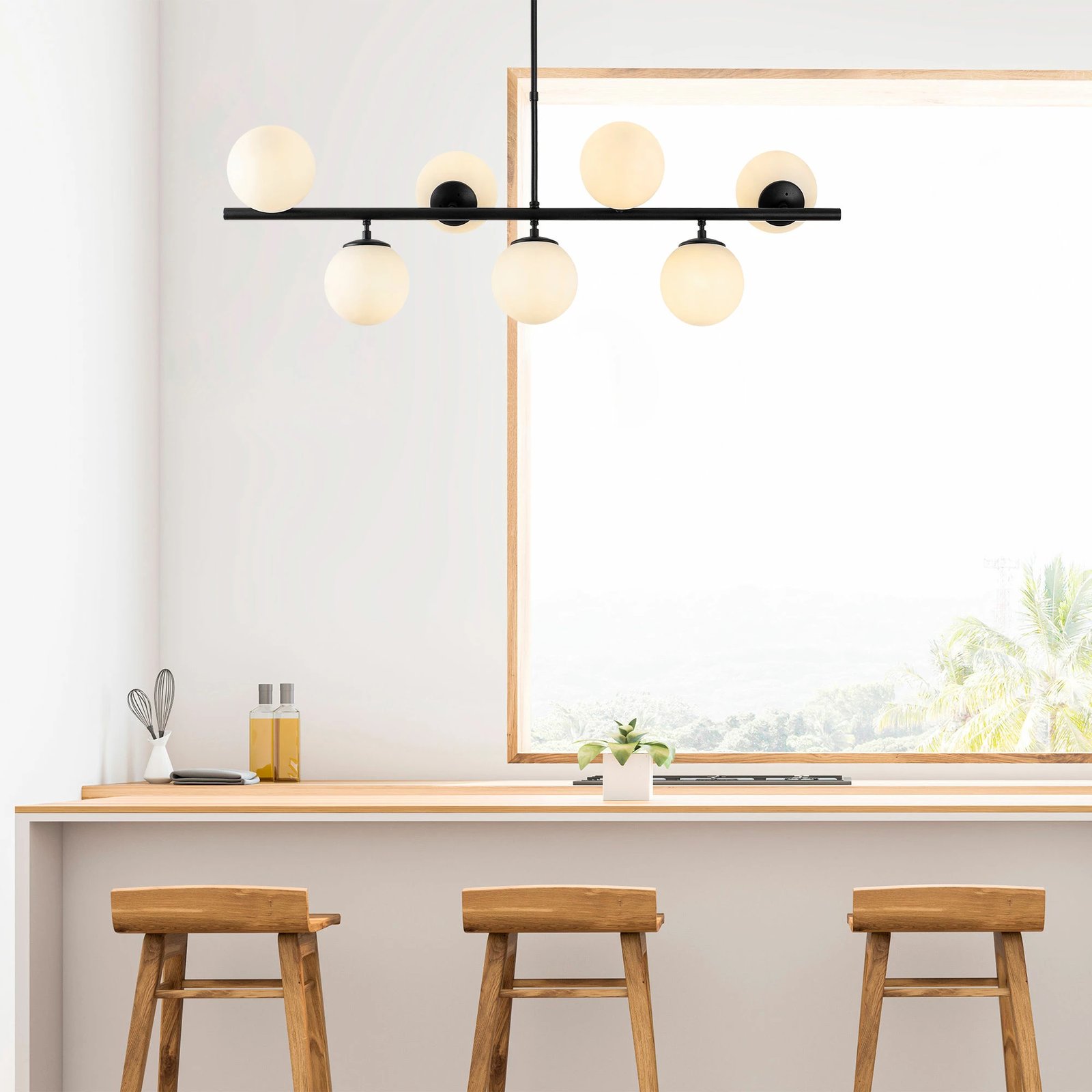 Llambë tavani Opviq, Fazli - 10525, e zezë, 7 copa