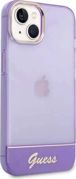 Mbështjellës Guess GUHCP14MHGCOU për iPhone 14 Plus 6.7", vjollcë, hardcase translucent Mbështjellës Guess GUHCP14MHGCOU për iPhone 14 Plus 6.7", vjollcë, hardcase translucent