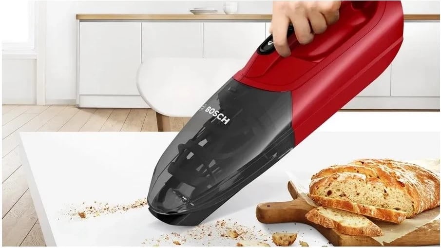Fshesë elektrike Bosch Readyy'y Serie 2 BBHF214, pa kabllo, 0.4L, e kuqe