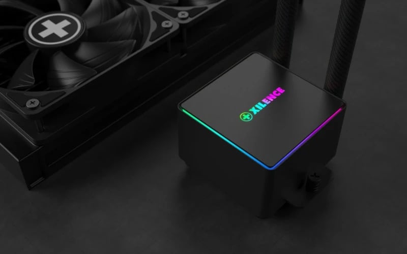 Ftohës me lëng Xilence LiQuRizer LQ240PRO, 240mm, për AMD AM4, i zi, LED RGB