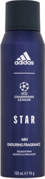 Deodorant spray Adidas UEFA Champions League Star për meshkuj Aromatik & Citrus 150ml