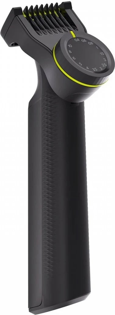 Makinë rroje, Philips, OneBlade Pro 360 QP6542/15, 90 min bateri, Wet & Dry, 14 nivele prerjeje, Face & Body, e zezë Makinë rroje, Philips, OneBlade Pro 360 QP6542/15, 90 min bateri, Wet & Dry, 14 nivele prerjeje, Face & Body, e zezë