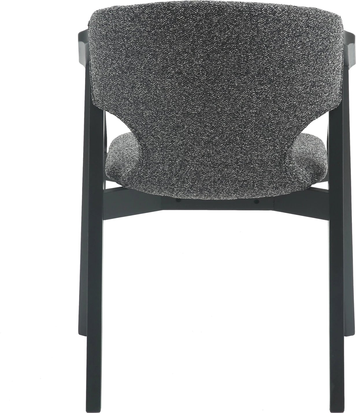 Karrige ngrënieje me krahë YEGER FH9995.01 dru ahu, ngjyrë e zezë-gri e errët, 62,5x60x79H cm., set prej 2 copë