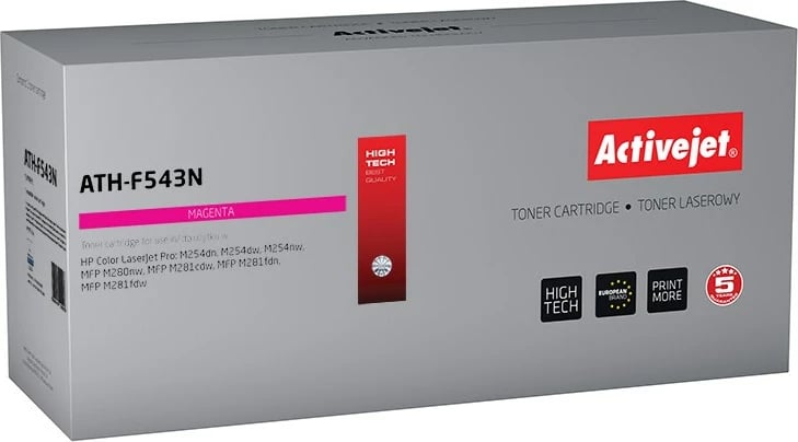 Toner zëvendësues Activejet ATH-F543N për printerët HP, 1300 faqe, rozë