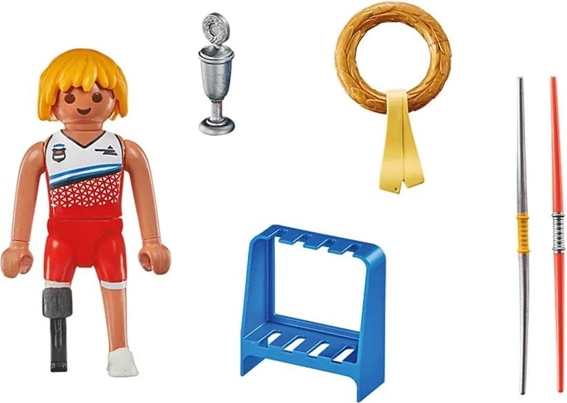 Set figurine Playmobil Special Plus 71580 hedhës shtize, 7 pjesë
