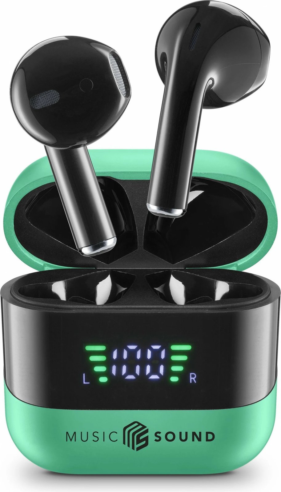 Kufje Bluetooth Cellular Line Spark, 30 orë, USB Type-C, e gjelbër