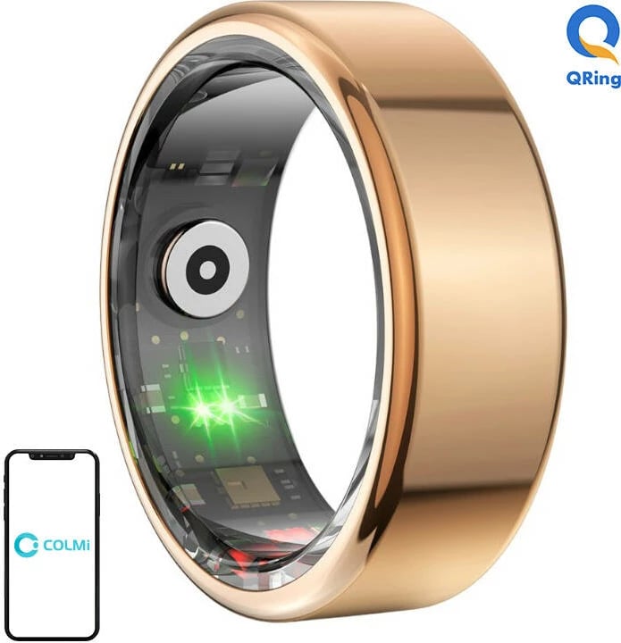 Smartring Colmi R02, 19.8 mm, Gold, madhësia 10