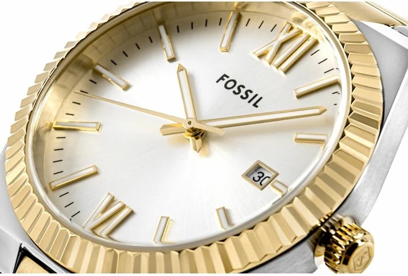 Orë dore për femra Fossil, argjend e ar