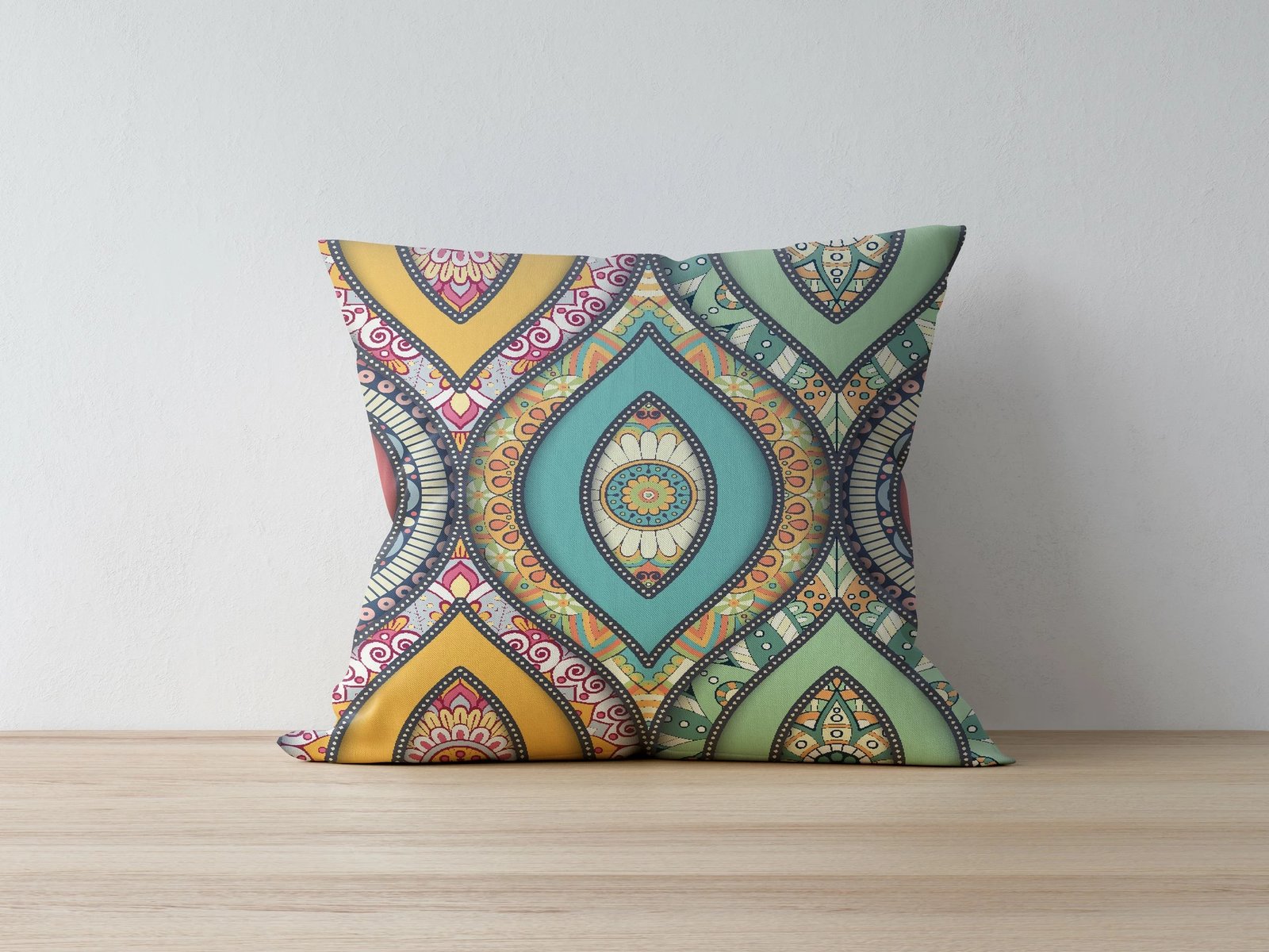 Jastëkë mbështjellës Aberto Design, a1207, shumëngjyrësh, 43x43cm