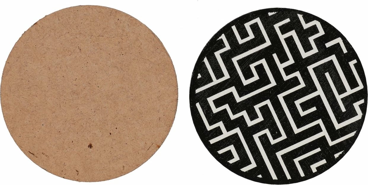 Nënkupa druri për gota, 6 copë, Hermia, PLT0232 Nënkupa druri për gota, 6 copë, Hermia, PLT0232