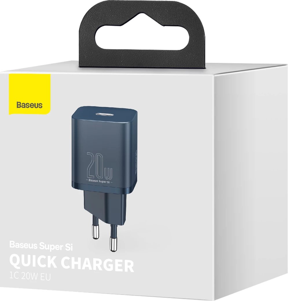 Karikues muri Baseus Super Si 1C, 20W, USB-C, Blu