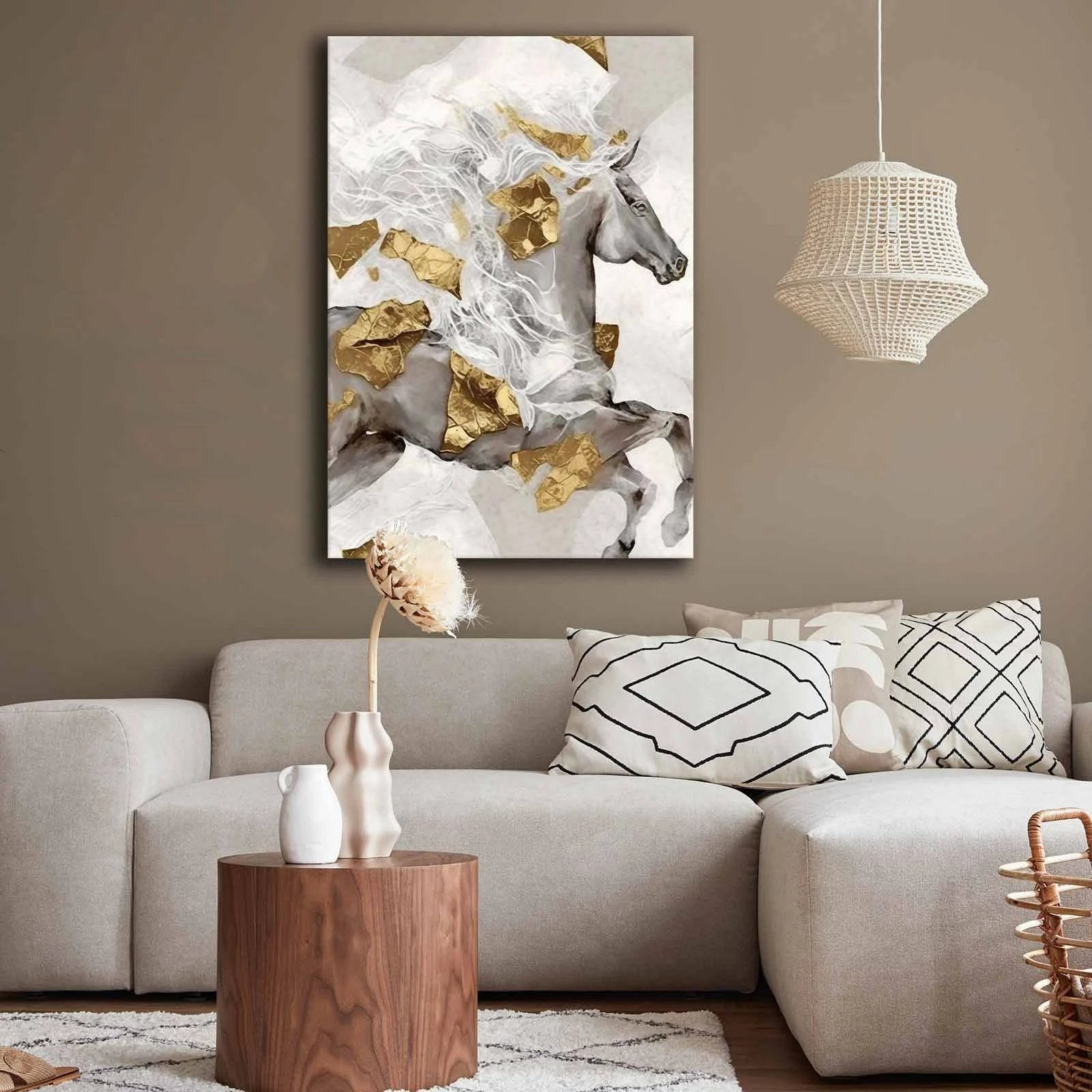 Pikturë dekorative në kanavacë Wallity, 70100GSC-013, shumëngjyrëshe, 70x100cm