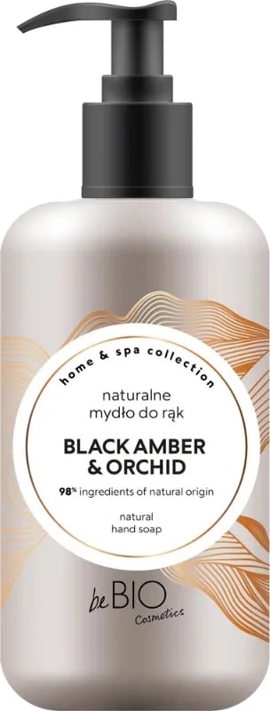 Sapun i lëngshëm për duar BeBio Ewa Chodakowska Home & Spa Collection Natural Black Amber & Orchid për femra 300ml
