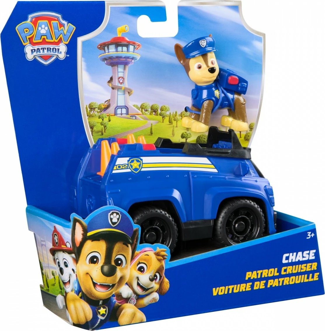 Lodër veturë Paw Patrol Spin Master Chase, plastikë, kaltër