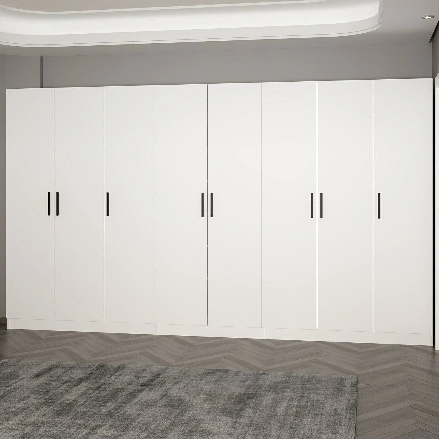 Stendë korridori Skye Decor, Noah - 8207, e bardhë, 360x210x35cm