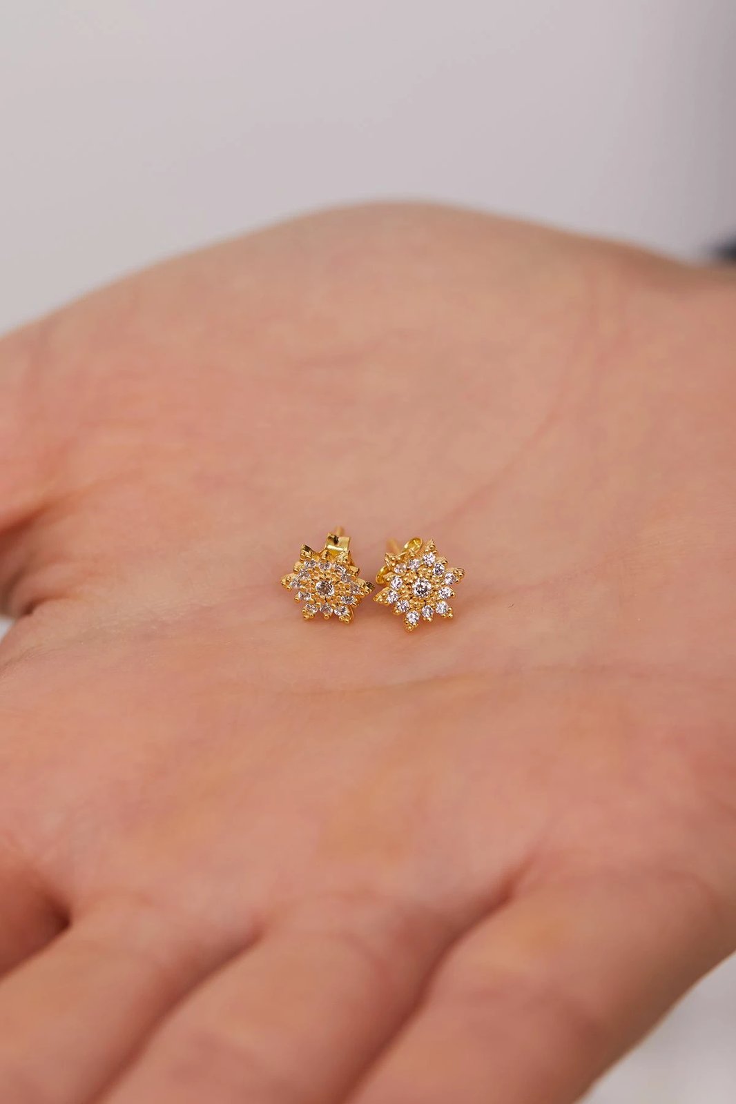 Vathë argjendi Elika, ngjyrë ari, ELKAB92275A