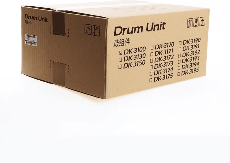 Njësi drum Kyocera DK-3100, MPN 302MS93022, prodhimtari 300000 faqe, madhësi standard