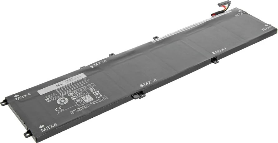 Bateri laptop Mitsu për Dell XPS 15 9550, 7260 mAh, 84 Wh, 11.4V, e zezë