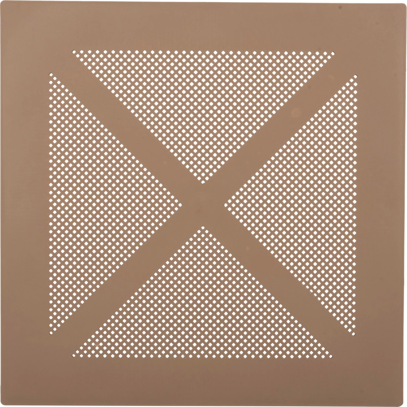 Tavolinë katrore për jashtë, polipropileni, Lunar FH5930.14, ngjyrë kapuçino, 80x80x75H cm