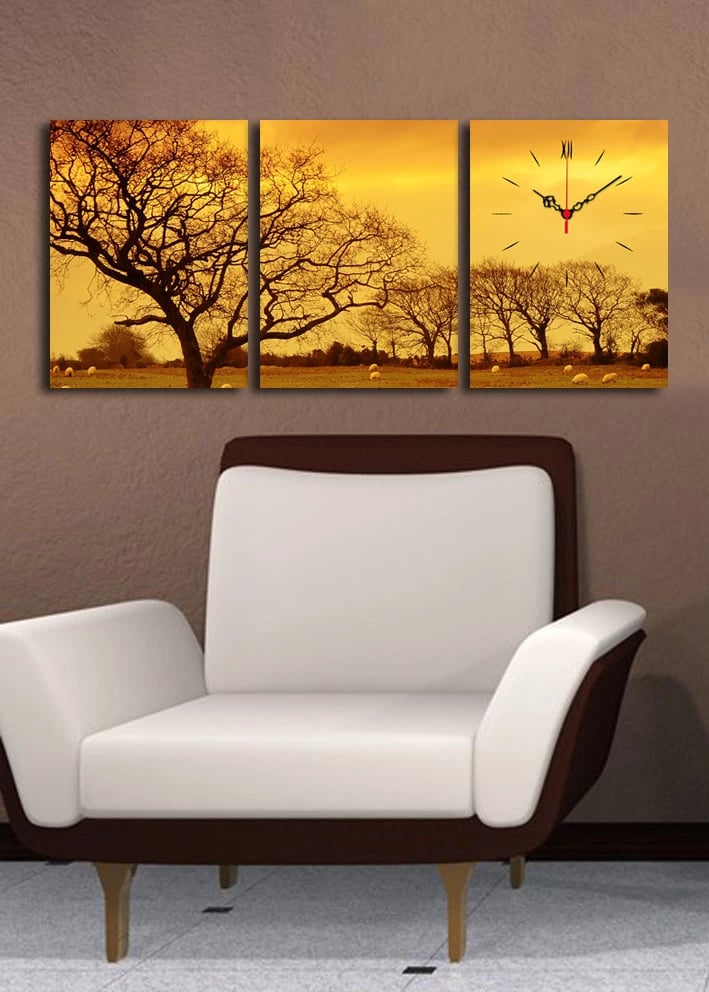 Orë muri dekorative në kanavacë (3 pjesë), Wallity, 3P3040CSMOR-7