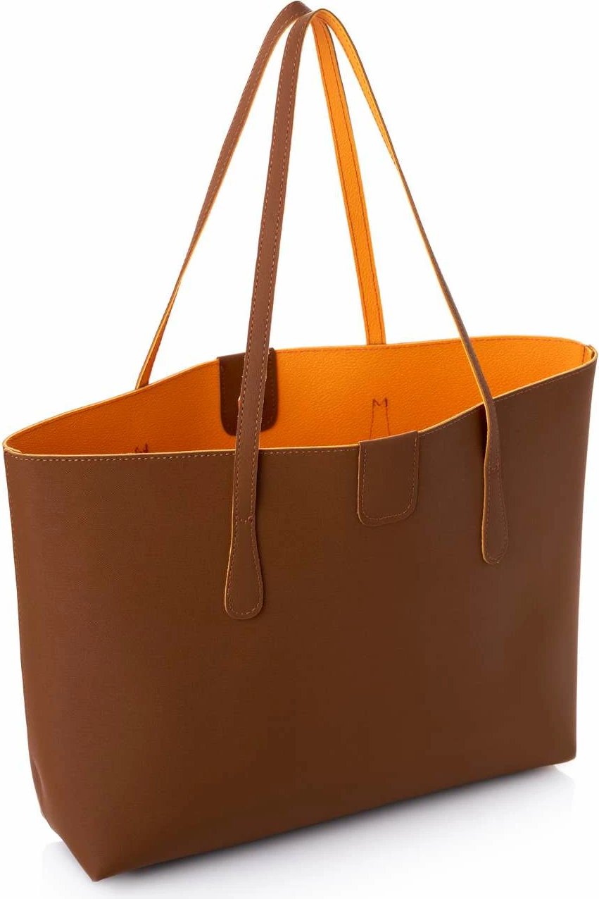 Çantë tote Lucky Bees, ngjyrë tan dhe e verdhë, 1238 Znc