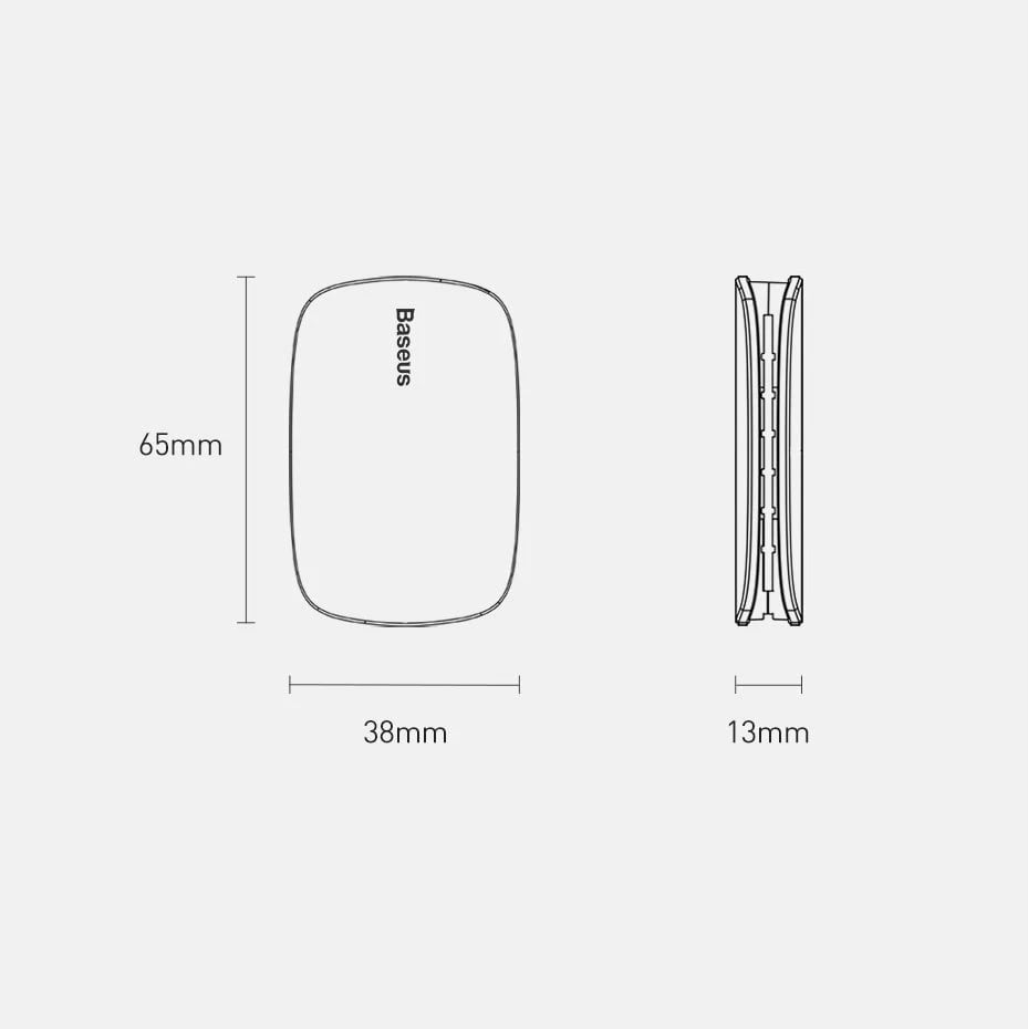 Regjenerator Baseus për fshirëse xhami makine, CRXFQ-0A, gri