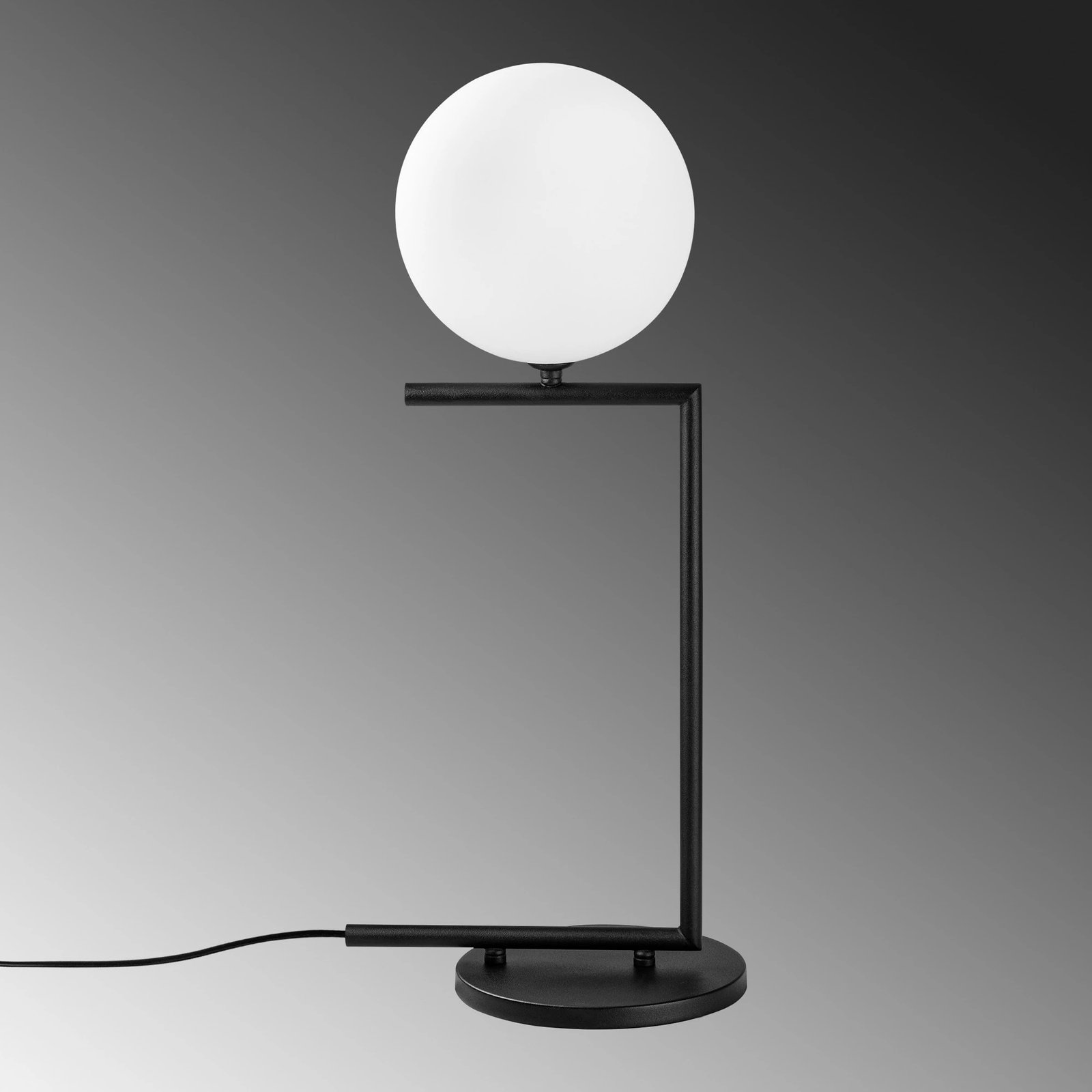 Llambë tavoline Opviq, Luminar - 14175, ngjyrë e zezë