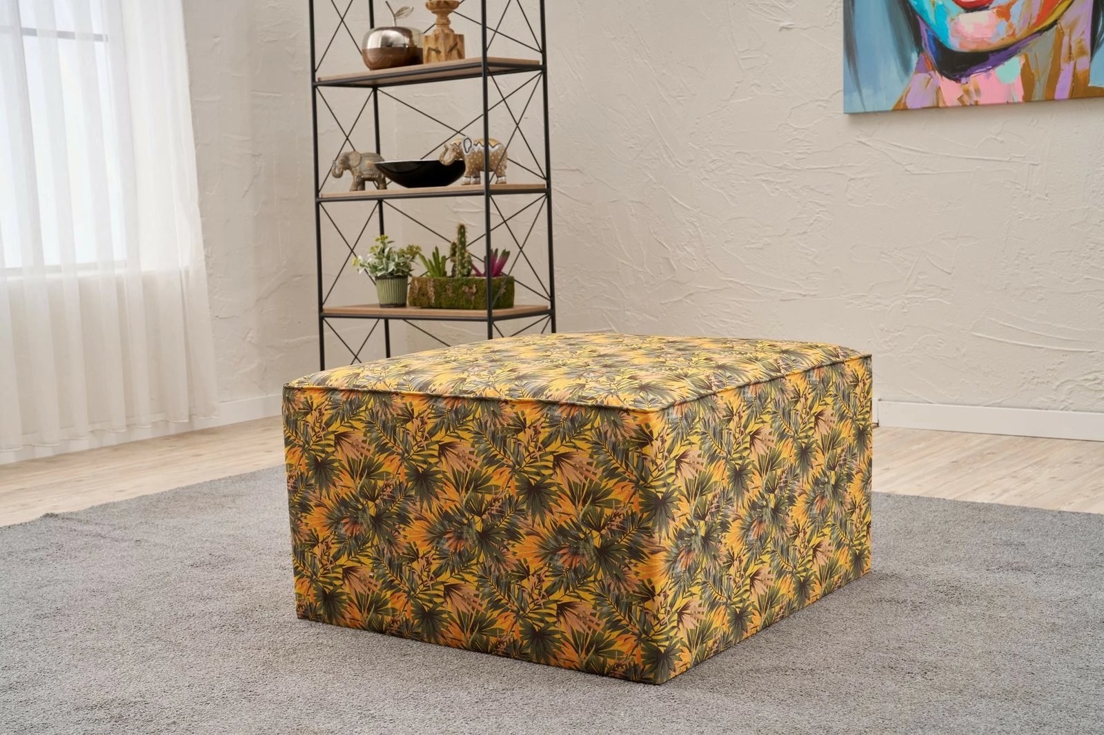 Puf Atelier del Sofa, ngjyrë e verdhë, Kozan