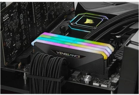 RAM Memorje Corsair Vengeance RGB RT 32GB (2x16GB) DDR4 3600MHz, e zezë