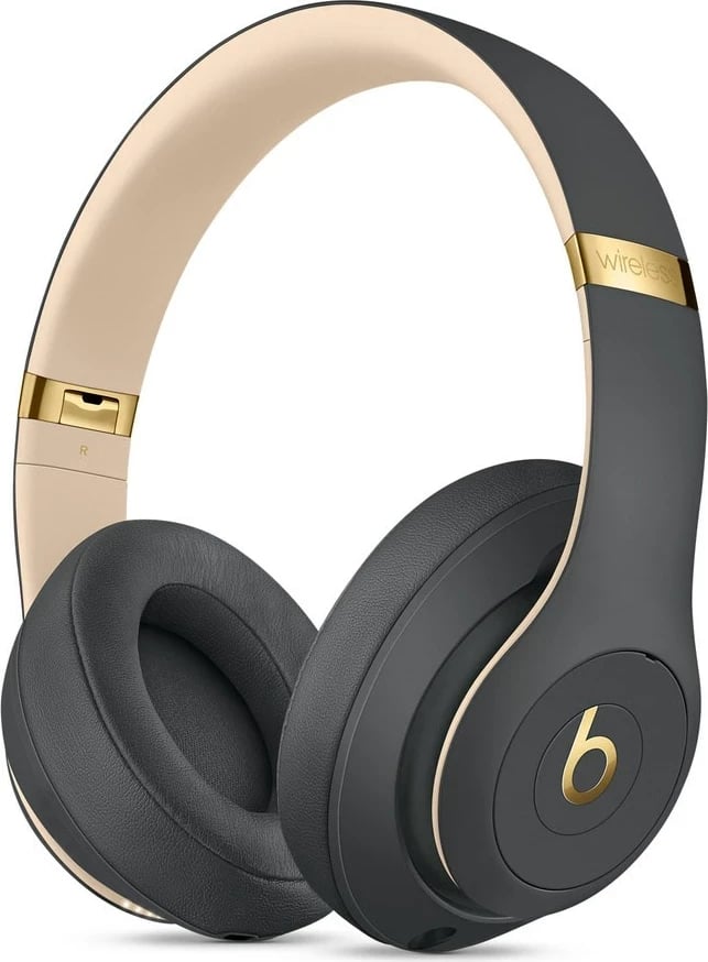 Kufje Apple Beats Studio3, me Bluetooth, me kabllo, Beige