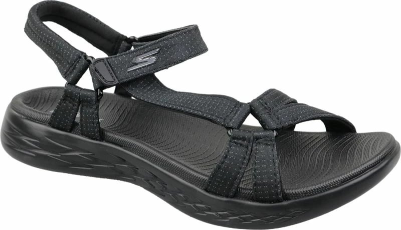 Sandale për femra Skechers, të zeza