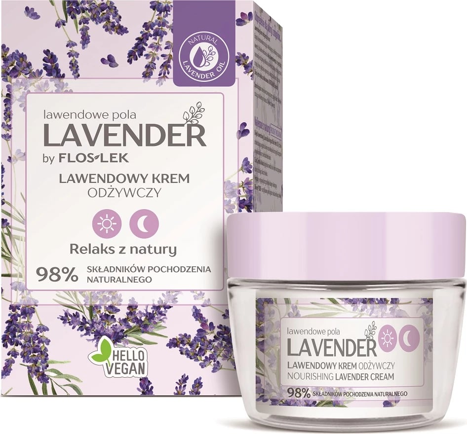 Krem fytyre për femra Floslek Lavender Nourishing Cream 50ml