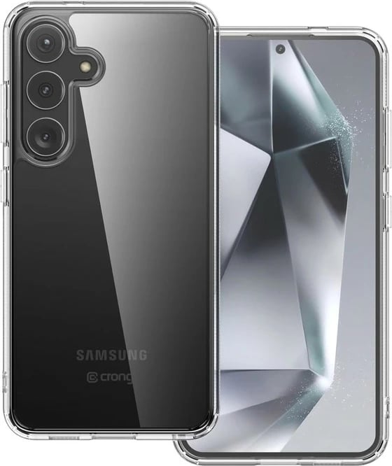 Mbështjellës CRONG Crystal Shield Cover për Samsung Galaxy S24+, Transparent