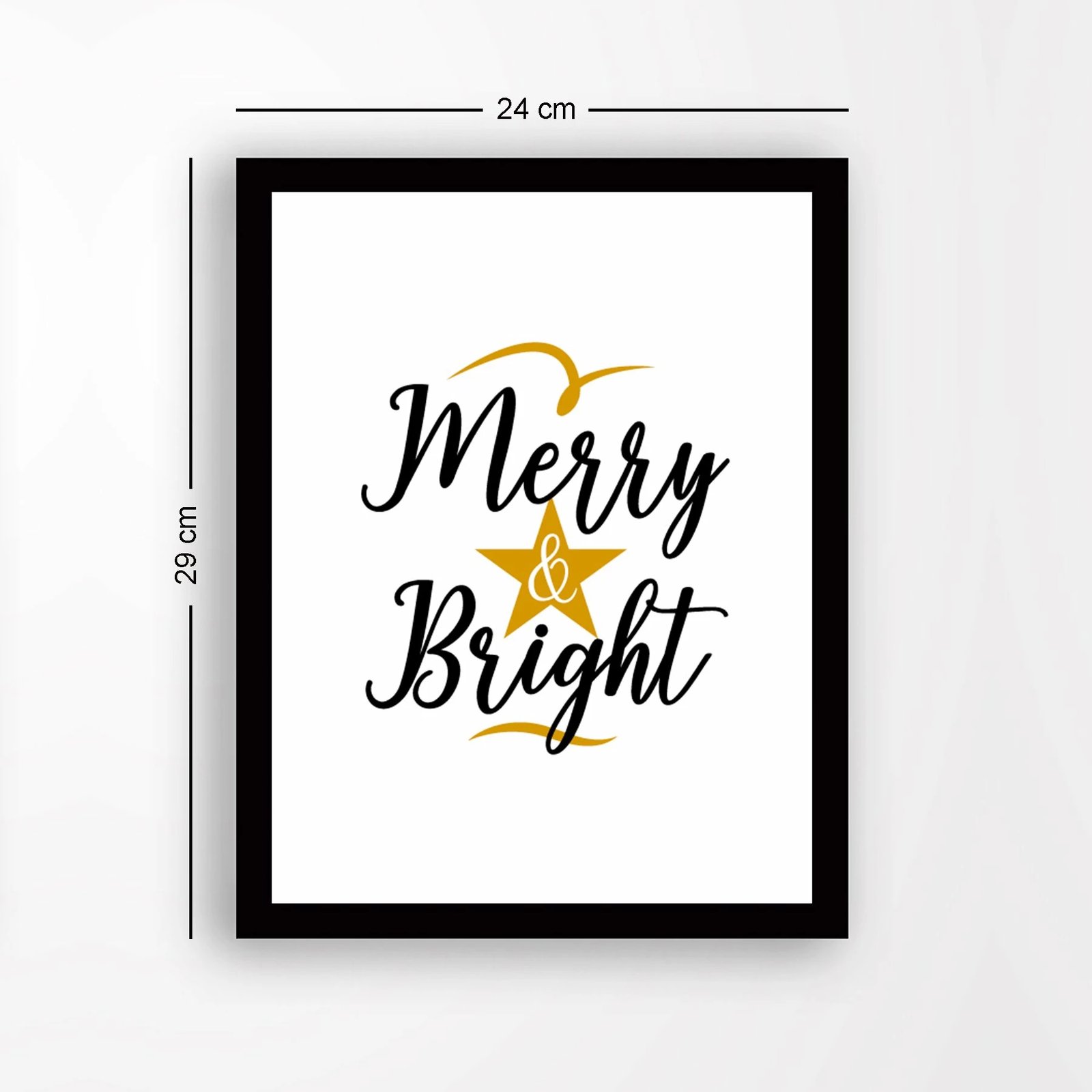 Pikturë dekorative me kornizë MDF, shumëngjyrëshe, Wallity, SC481, 24x29cm