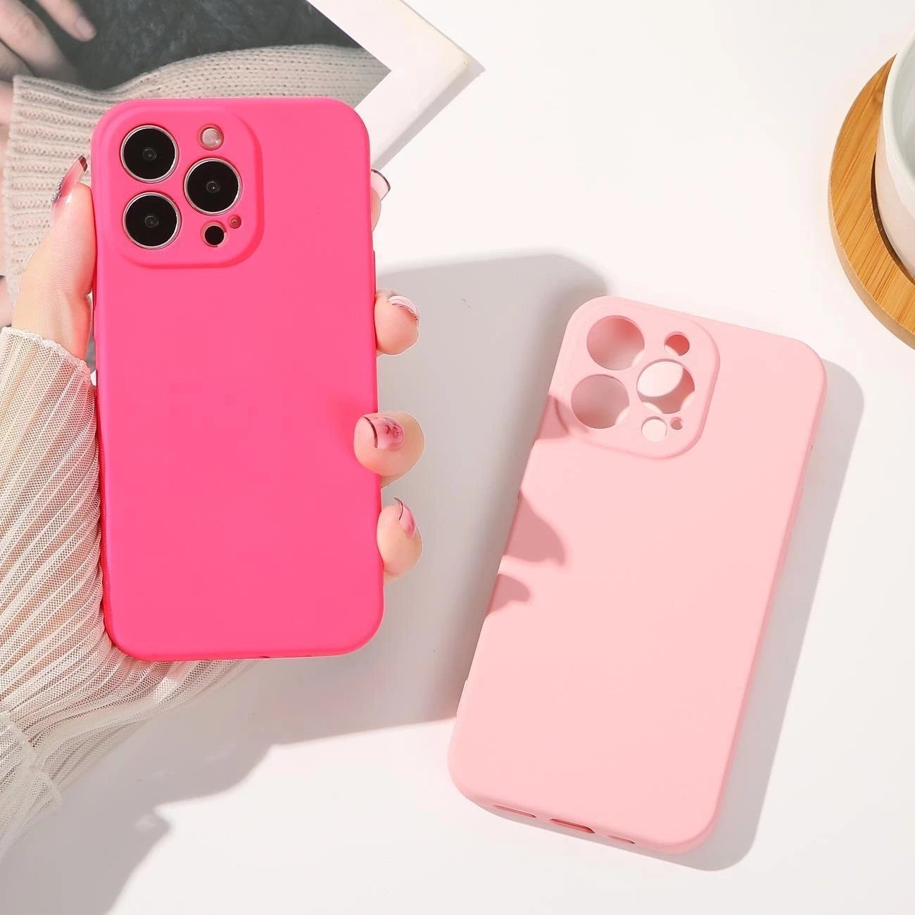 Mbështjellës silikoni Hurtel për Samsung Galaxy A55, i zi