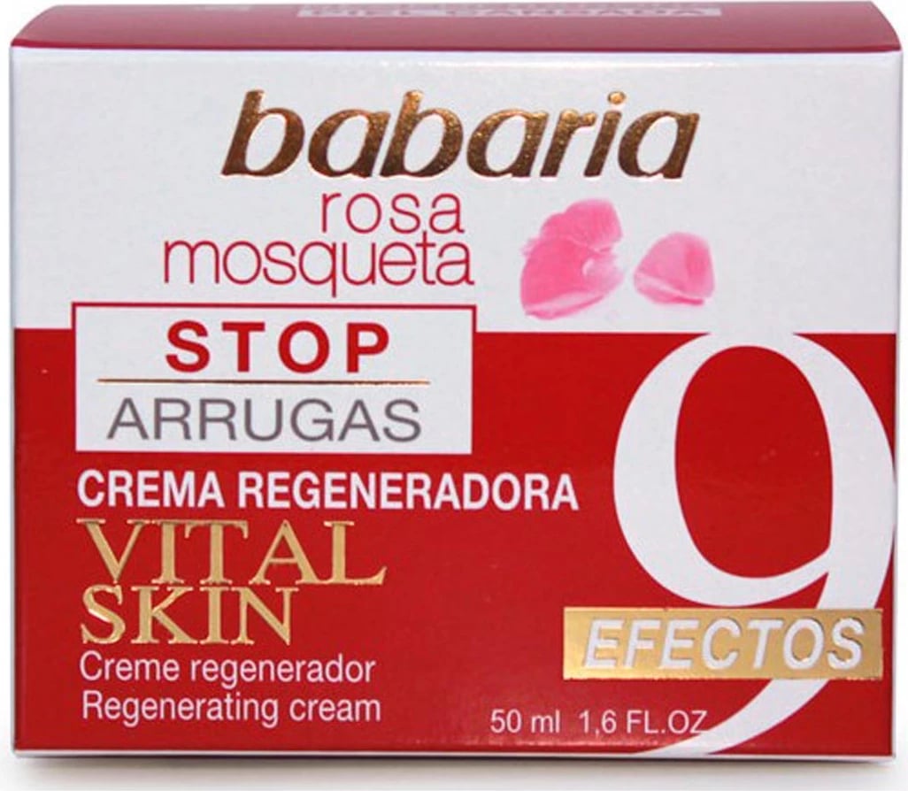 Krem rigjenerues për fytyrë Babaria Rosa Mosqueta unisex 50ml