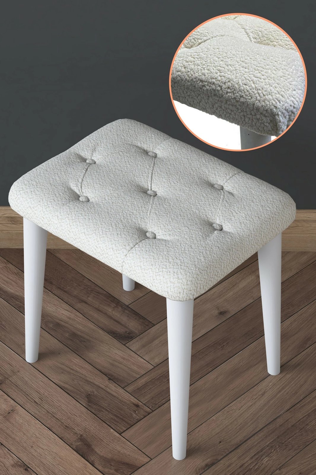 Karrige për bar Skye Decor, e bardhë, BM101 - 3813