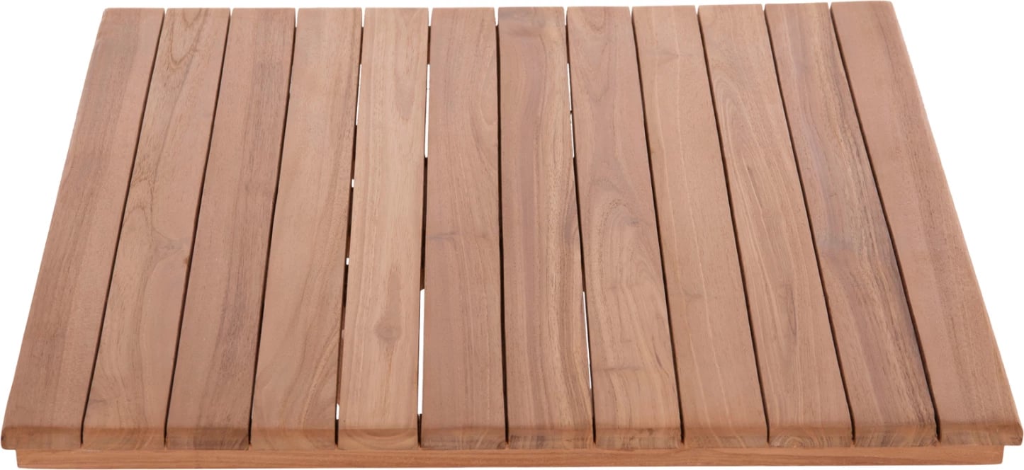 Sipërfaqe tavoline katrore, dru tik natyral, 60x60x4cm