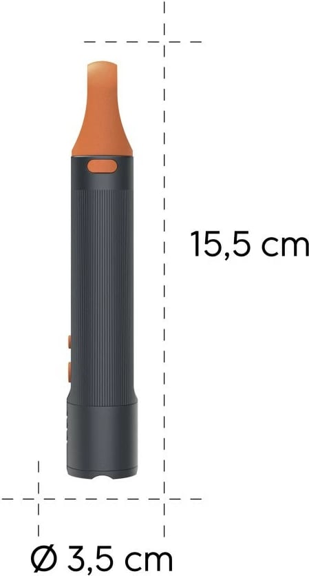 Elektrik dore LED Hama FLX300 (228604) 350 lm rreze 230 m 4 moda me zoom me grep të heqshëm, e zezë